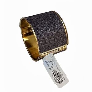 New York and Company Glitter Cuff Bracelet, NWT